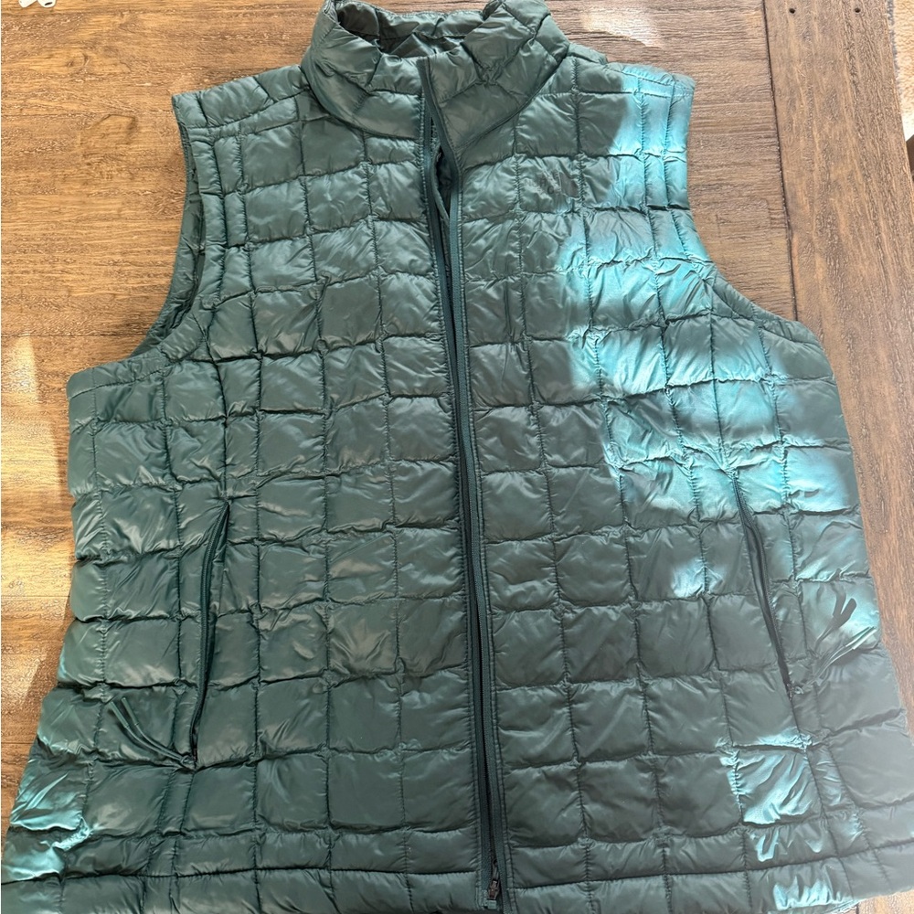 The North Face Dark Green Quilted Vest